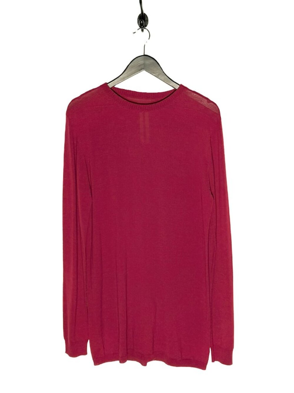 Rick Owens SS23 EDFU Fuchsia Light Wool Sweater